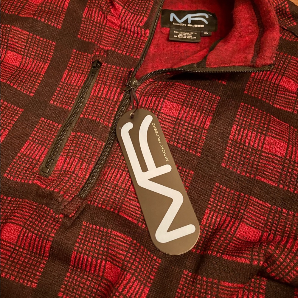 Red and Brown Men's Jacket